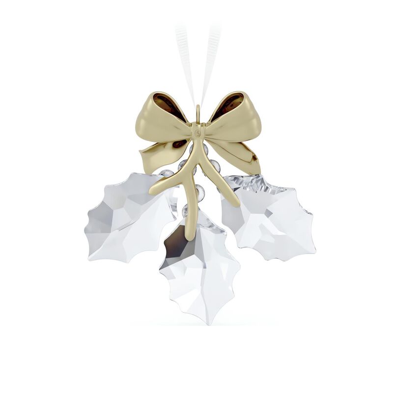Swarovski Holiday Magic - Holly Leaves Ornament image number 2